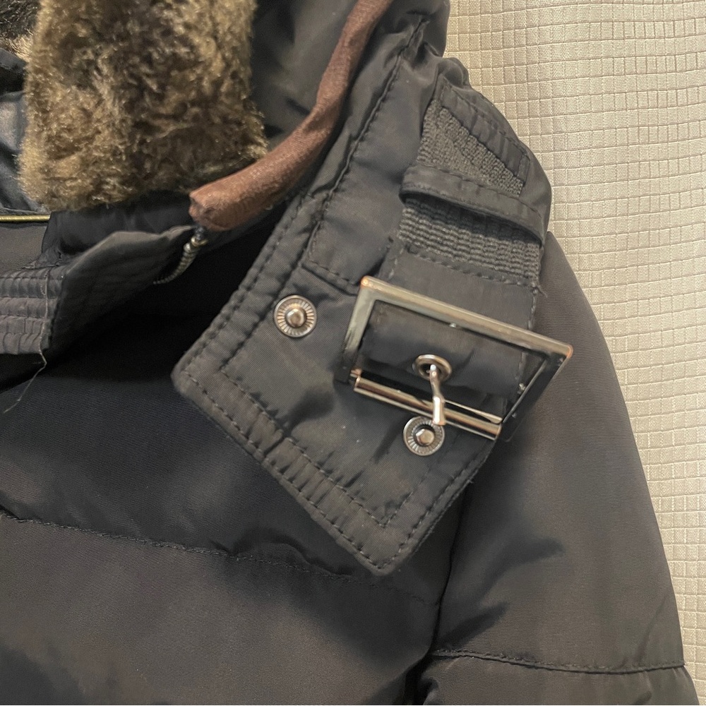 Zara Black Puffer Jacket Large - Picture 6 of 11